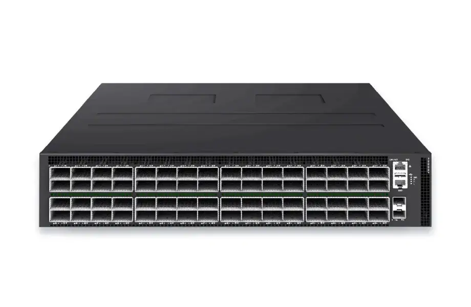 64-port 800GbE low-latency data center switch