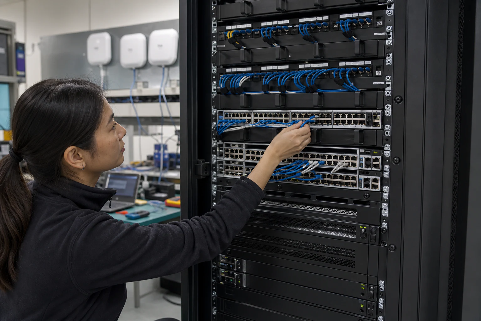 a campus network engineer commissioning enterprise access infrastructure for “Enterprise SONiC for Campus Access and Aggregation: What Australian Networ...