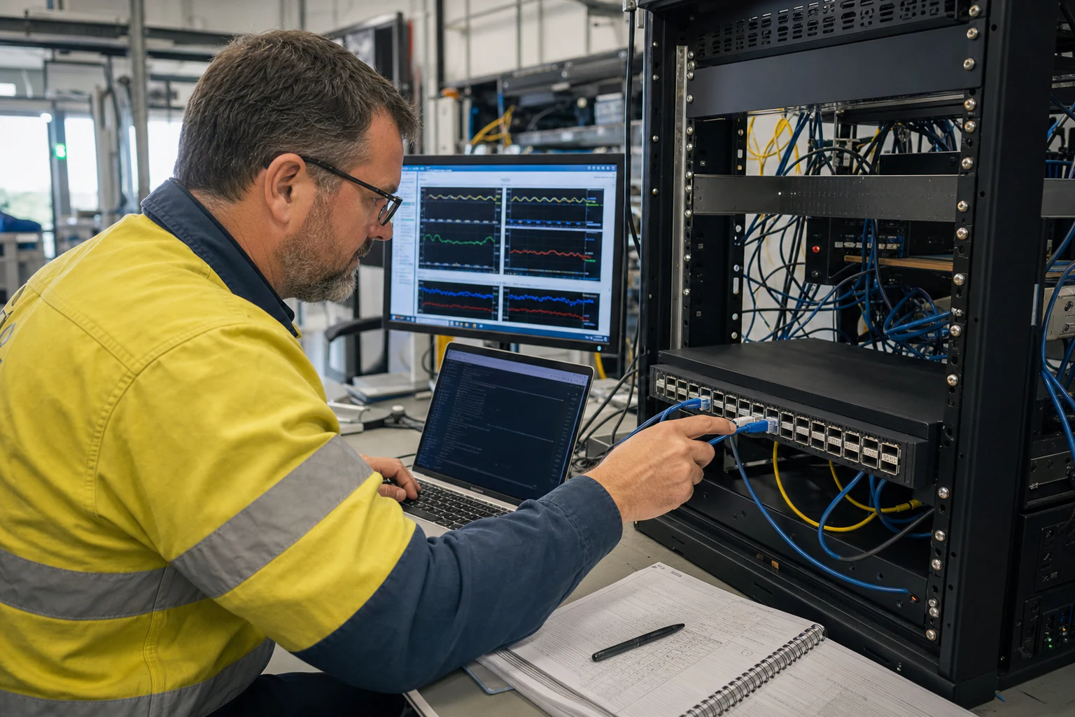 network engineers validating and automating data-centre switches for “Global Data Center Deployment Checklist for SONiC Fabrics”