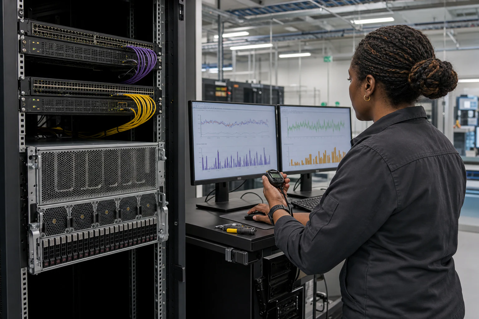 an engineer operating an on-premises AI inference server for “InfiniBand vs Ethernet for Private AI Infrastructure: An Honest Buyer Evaluation for Austr...