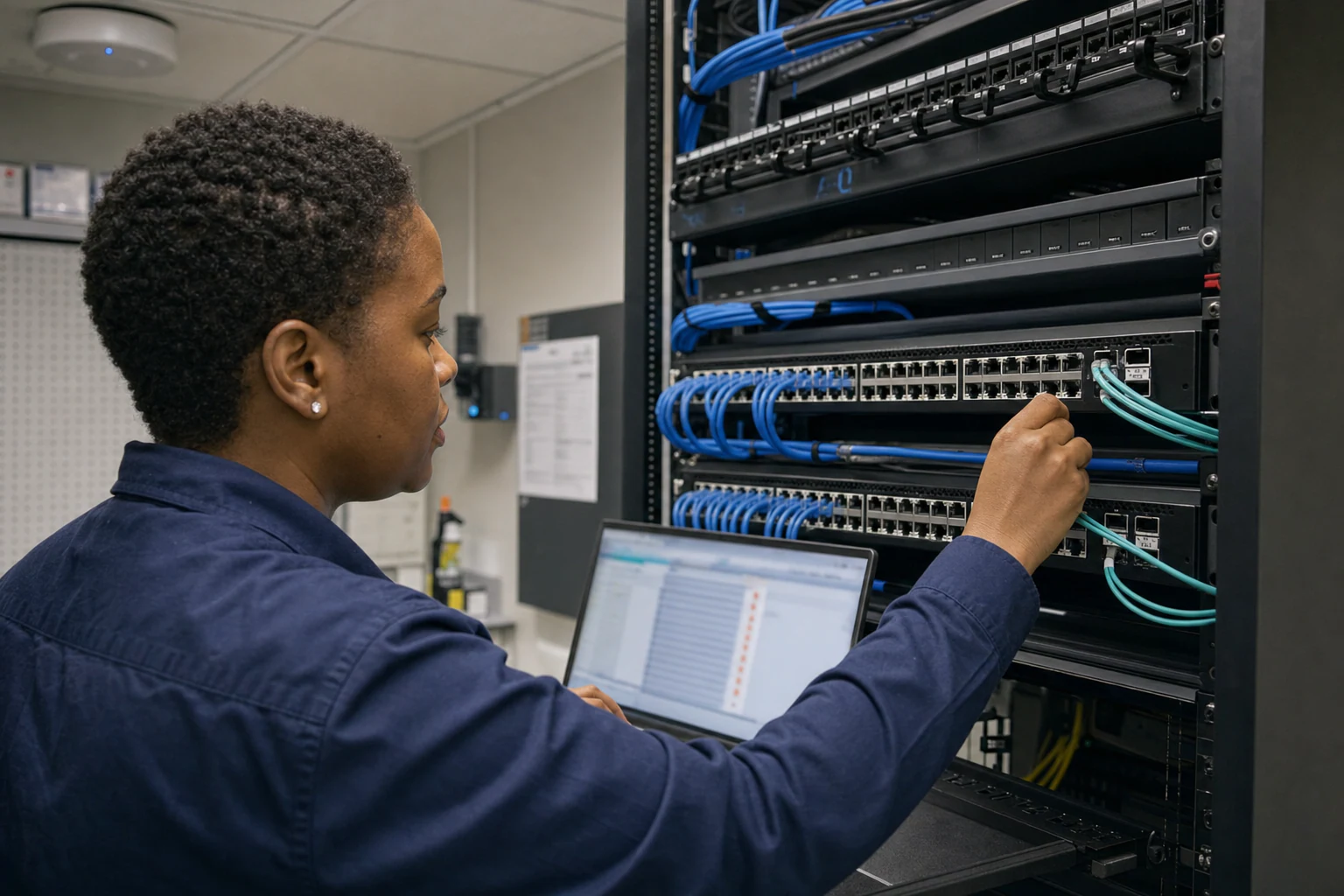 a campus network engineer commissioning enterprise access infrastructure for “NETCONF and YANG Automation for SONiC Switches: A Practical Guide for Data...