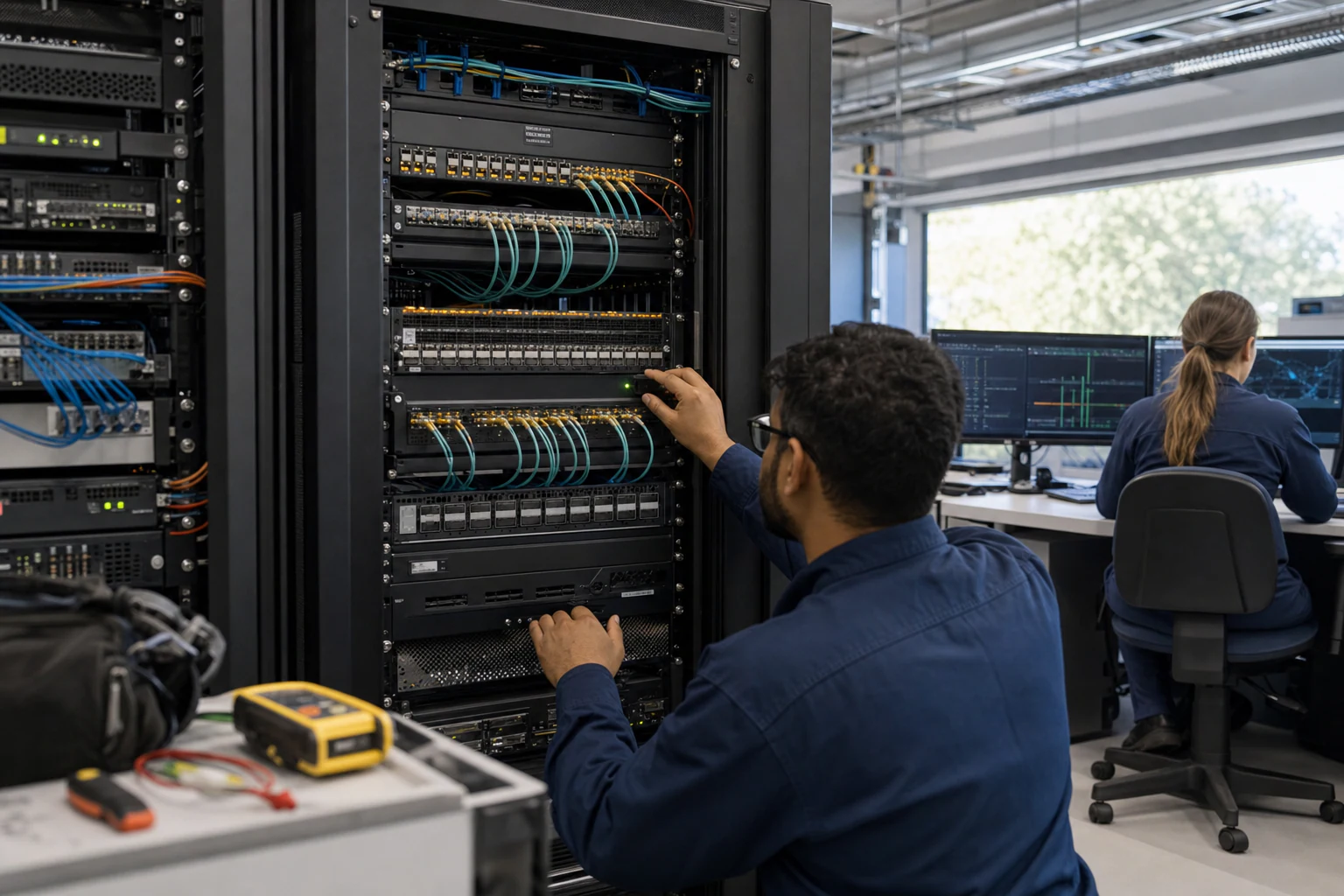 network engineers validating traffic visibility and security monitoring infrastructure for “Network Packet Broker Deployment Playbook for Australian Ent...