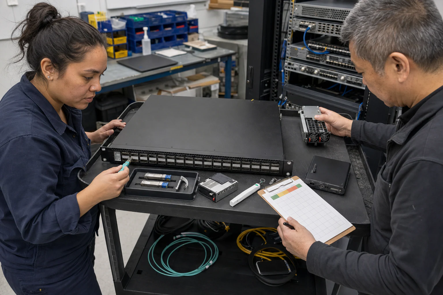 network engineers validating traffic visibility and security monitoring infrastructure for “Network Packet Broker Runbook for Australian Procurement Leads”