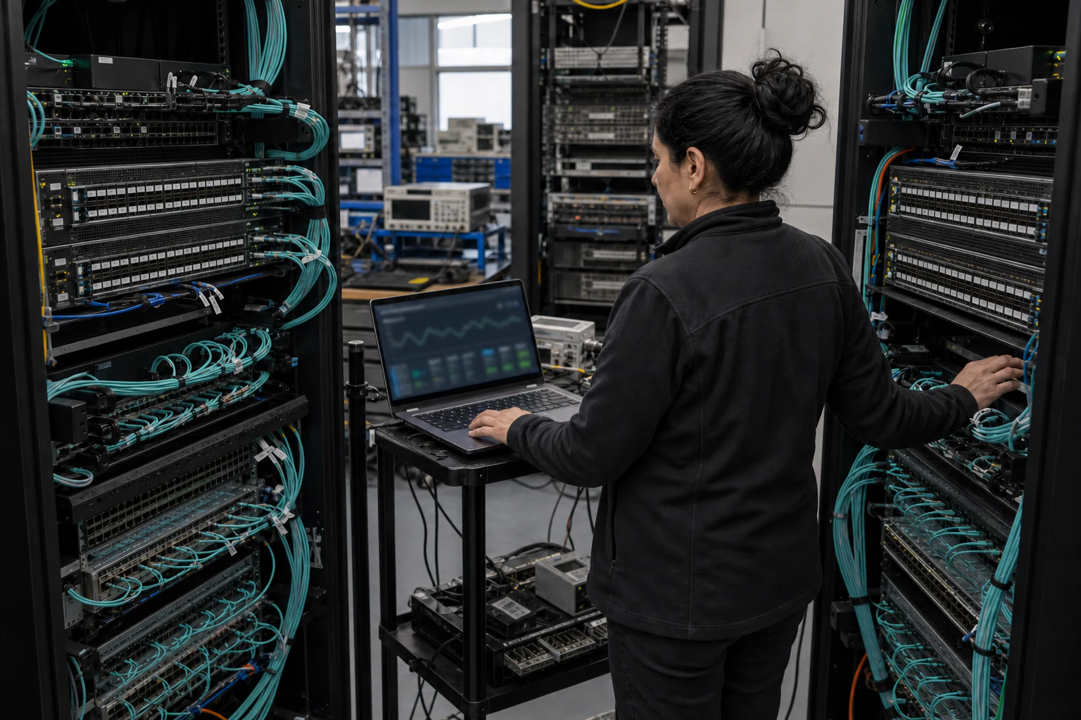 an engineer commissioning a high-speed Ethernet AI fabric for “NVIDIA Spectrum-X vs SONiC Open Ethernet: What Australian AI Cluster Buyers Need to Know”
