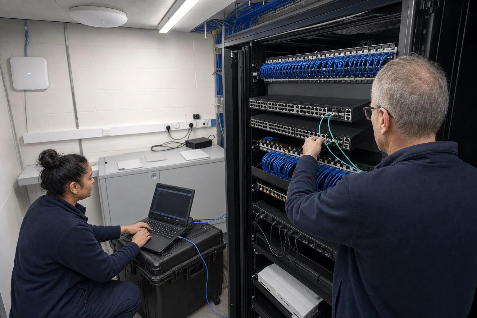 a campus network engineer commissioning enterprise access infrastructure for “Open Networking Moves to the Campus Edge: What MC-LAG, STP, and PBR Mean f...