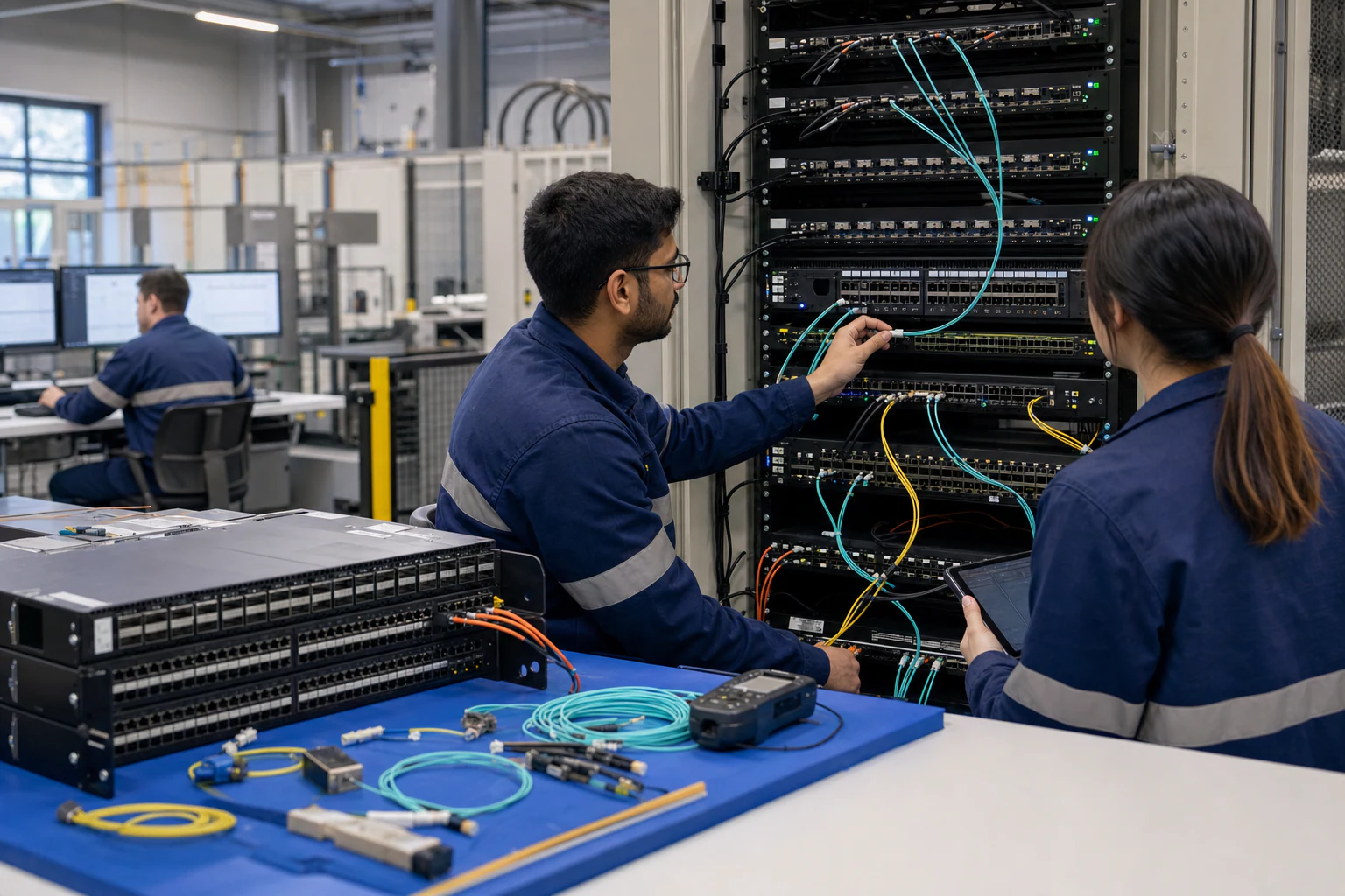 network engineers validating traffic visibility and security monitoring infrastructure for “Packet Broker vs Network TAP Aggregation for Security Visibi...