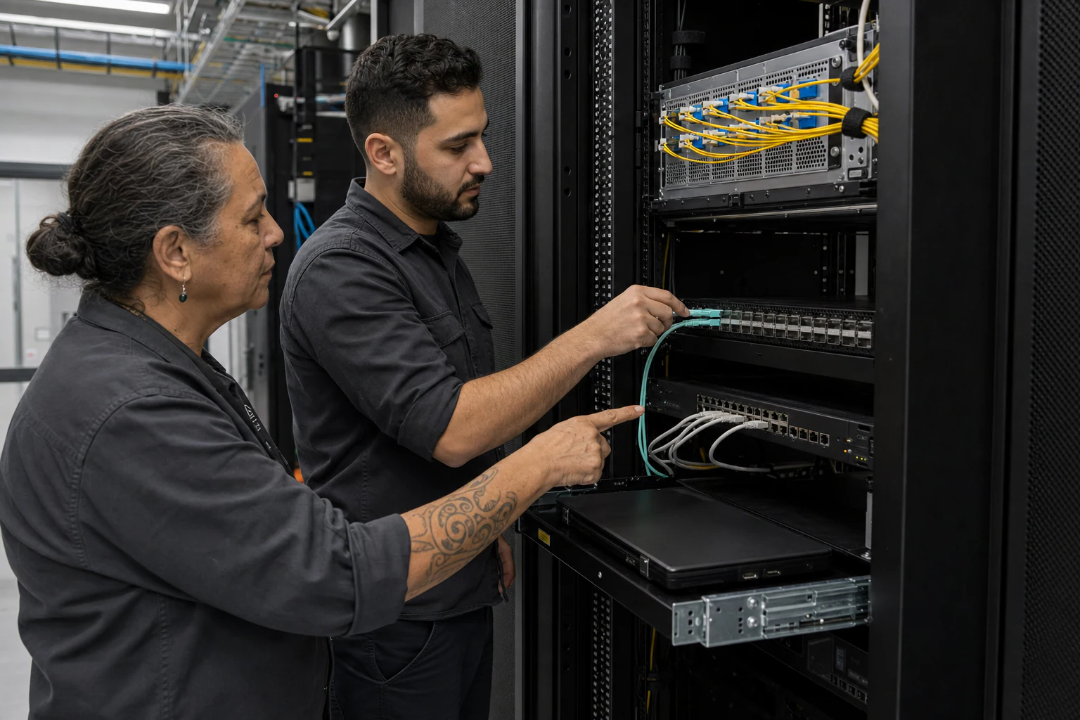 network engineers validating traffic visibility and security monitoring infrastructure for “Packet Broker vs Network Tap vs SPAN: Which Traffic Visibili...