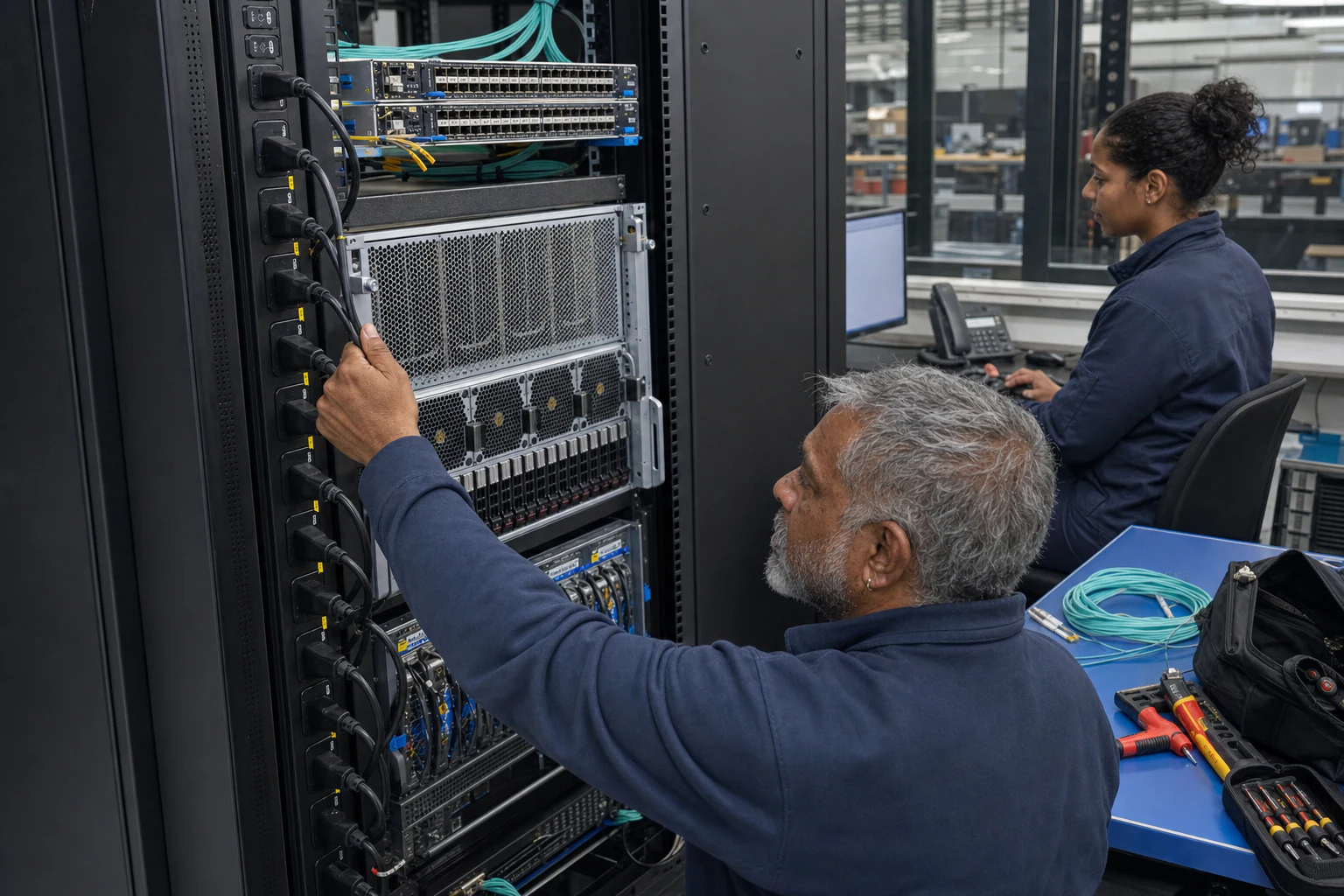 an engineer operating an on-premises AI inference server for “Private AI Inference GPU Networking Deployment Playbook: Spine-Leaf Fabric Design with SONiC”