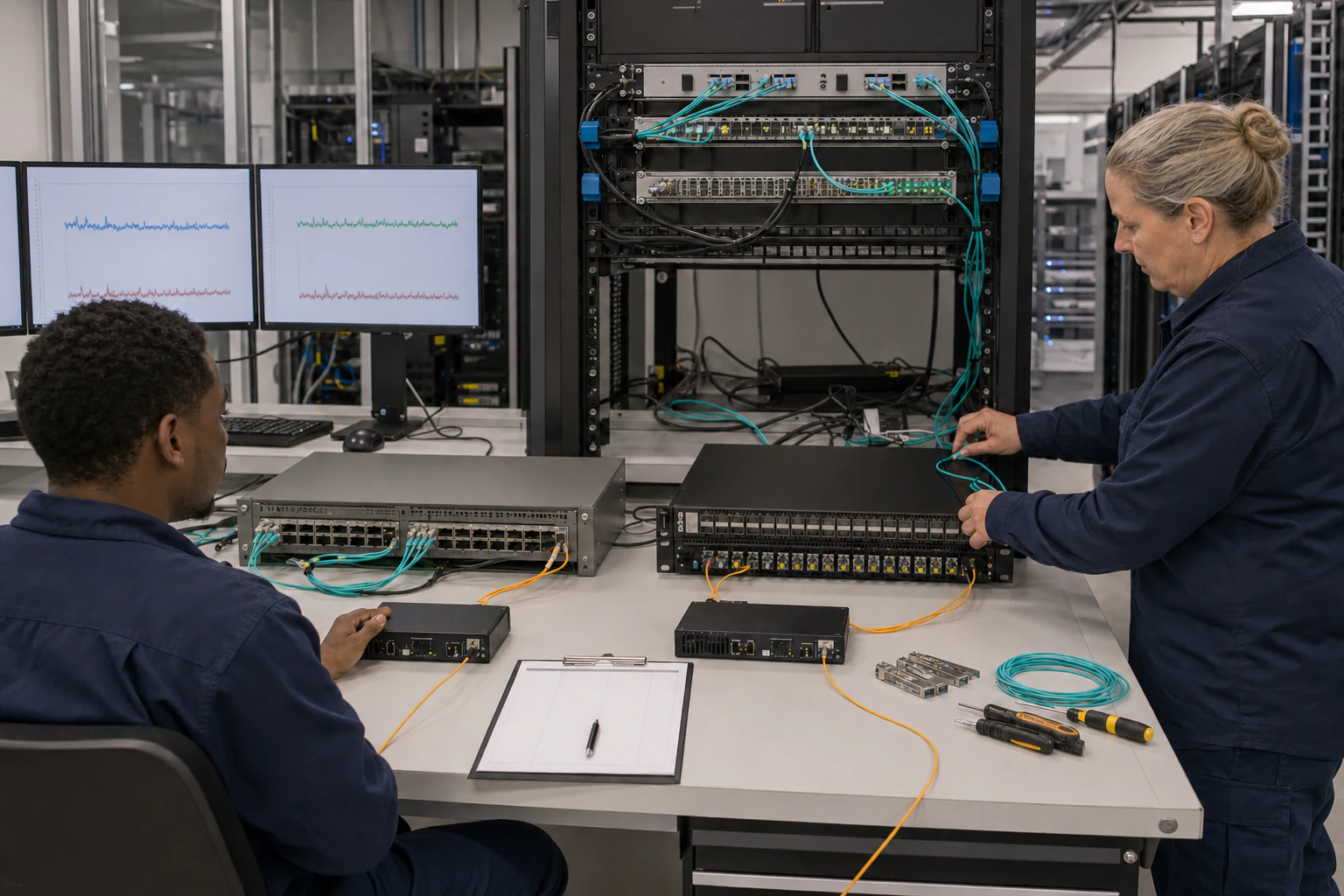 network engineers validating traffic visibility and security monitoring infrastructure for “SONiC Ecosystem Maturity Changes the Migration Calculus for...