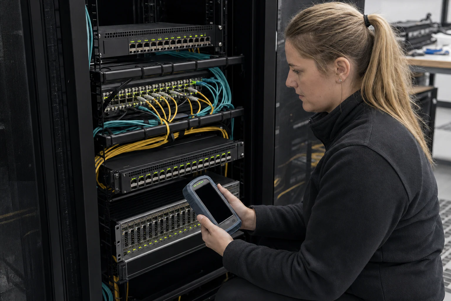 network engineers validating traffic visibility and security monitoring infrastructure for “SONiC Network Operating System Deployment Validation: What A...