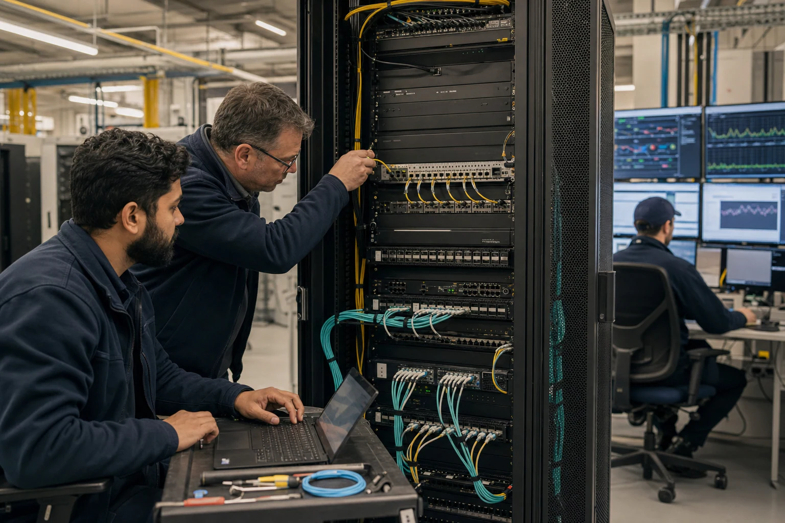 network engineers validating traffic visibility and security monitoring infrastructure for “SONiC Security Hardening: A Practical Guide for Data Center...