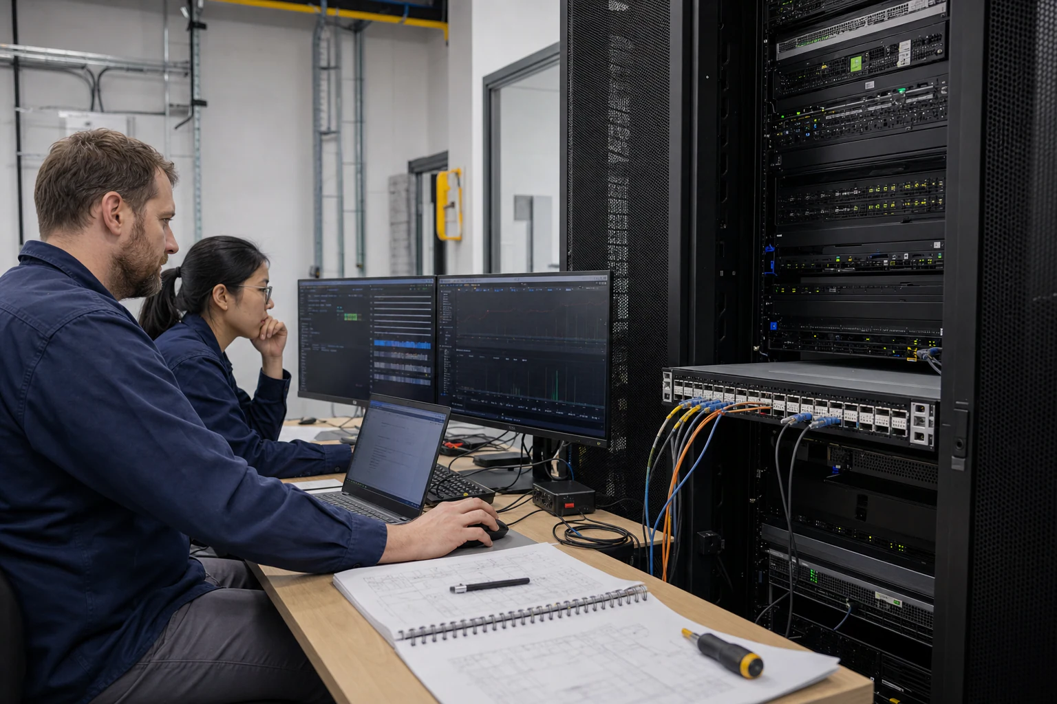 network engineers validating and automating data-centre switches for “SONiC Telemetry Automation Is Reshaping How Network Teams Monitor Open Switching F...