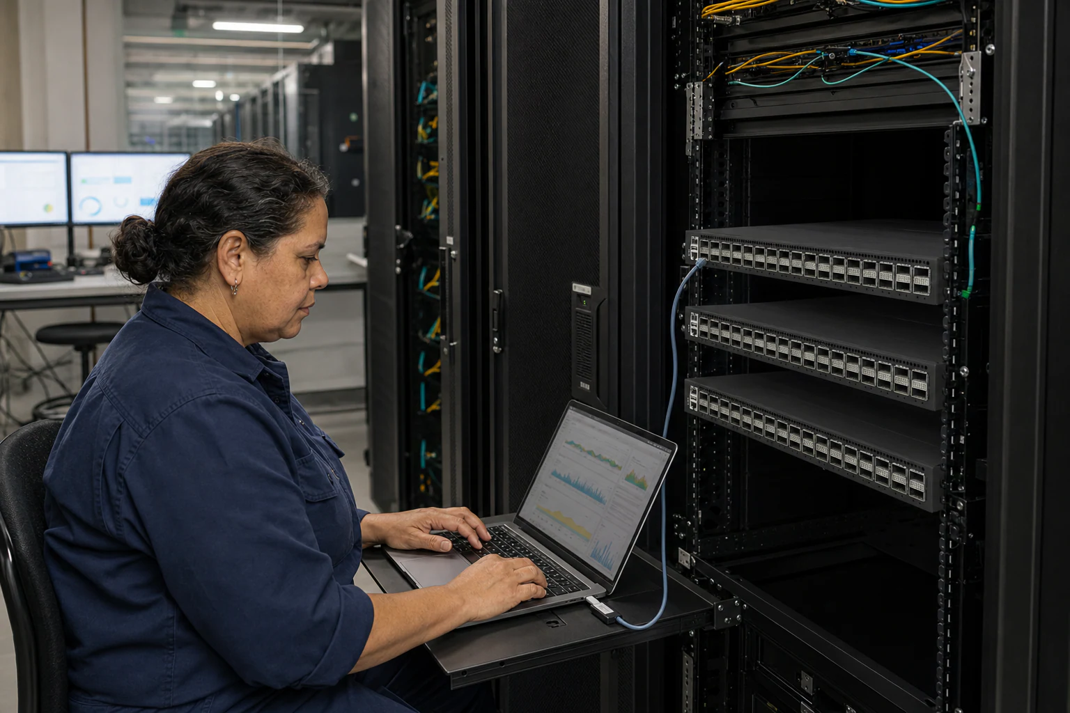 network engineers validating and automating data-centre switches for “White Box Switch Risks and Validation Checklist: What Australian Enterprise Teams...