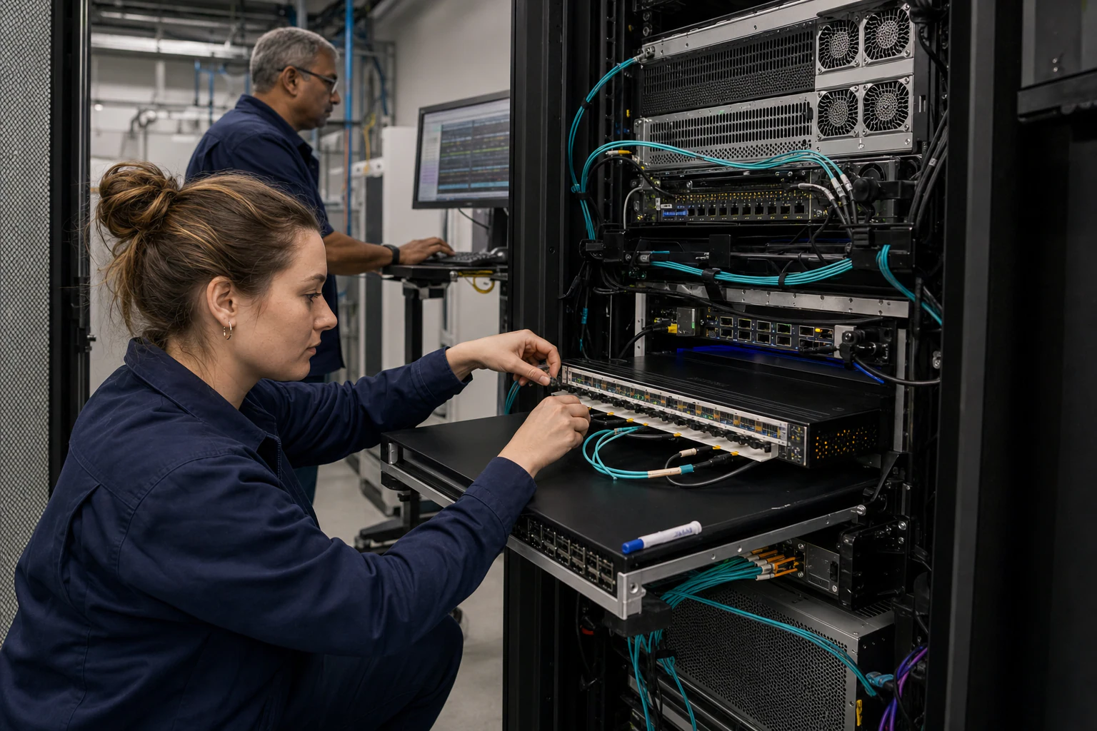 network engineers validating traffic visibility and security monitoring infrastructure for “Why Australian AI Platform Teams Are Rethinking GPU Network...