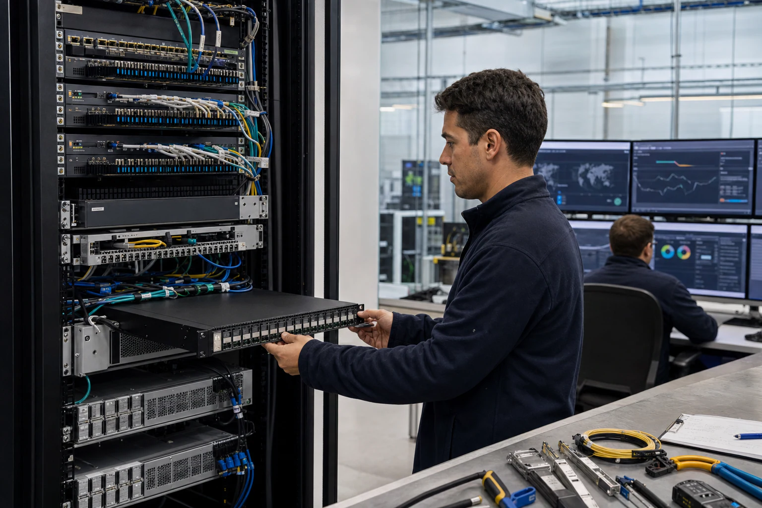 network engineers validating traffic visibility and security monitoring infrastructure for “Why Australian Enterprises Are Rethinking Network Traffic Vi...